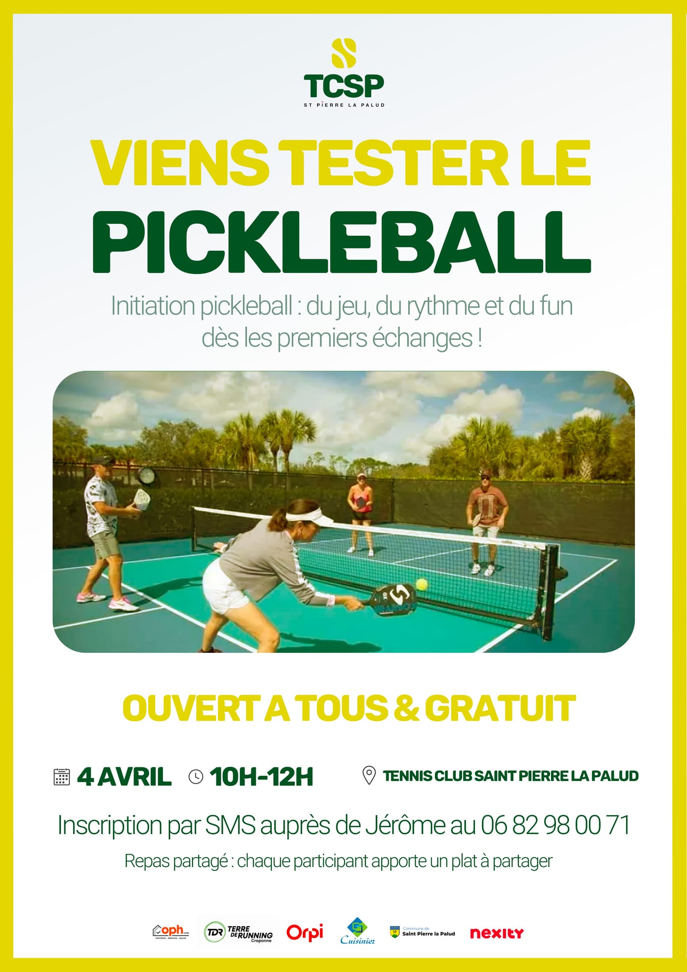 Affiche — Animation pickleball